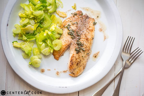 brown butter tilapia celery salad 2