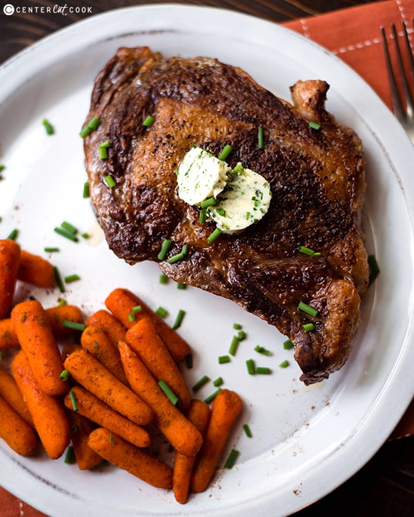 herb compound butter steak 3