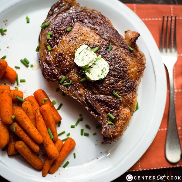 herb compound butter steak 4