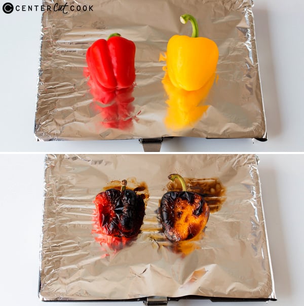 how to roast bell peppers 2