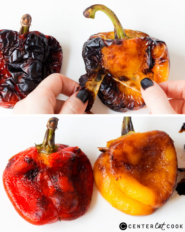 how to roast bell peppers 4