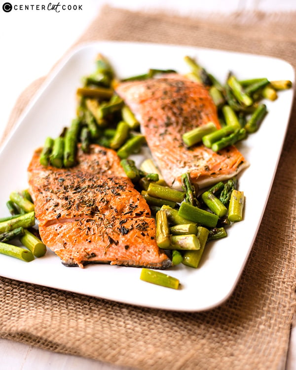 one pan herb roasted salmon 3