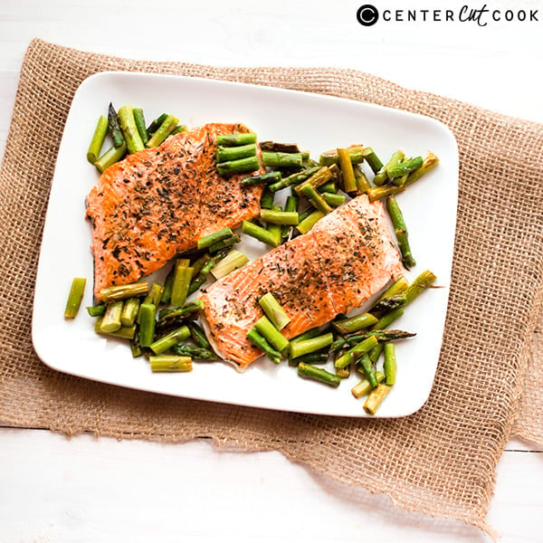 one pan herb roasted salmon 4