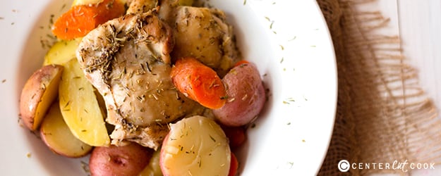 One Pan Roasted Rosemary Chicken