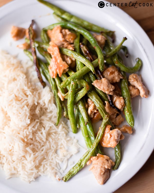 spicy turkey green bean stir fry 2