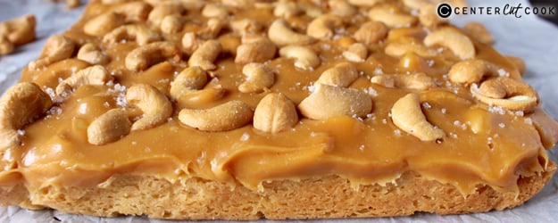 caramel cashew bars 1