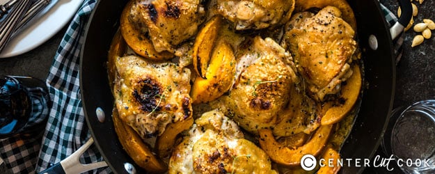 honey mustard roast chicken with pumpkin 1