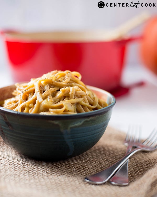 one pot creamy pumpkin pasta 3