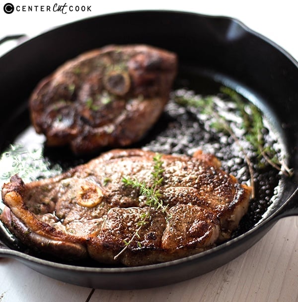 Pan-Seared Thyme Lamb Steaks Recipe