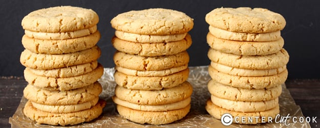 peanut butter sandwich cookies girl scout copycat 1