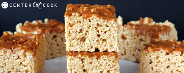 pumpkin caramel rice krispy treats 1