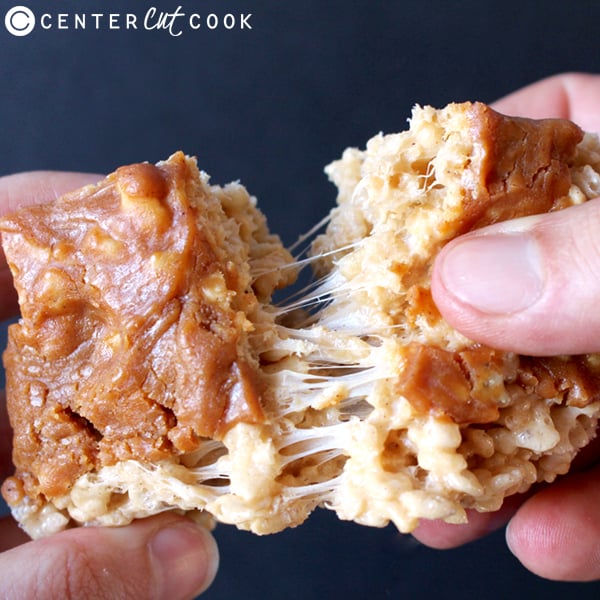 pumpkin caramel rice krispy treats 3