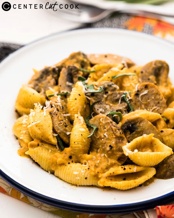 pumpkin pasta with sausage 2