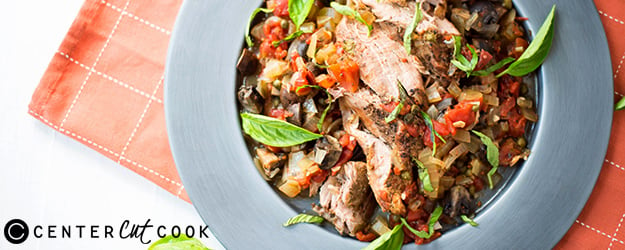 slow cooker pork tenderloin cacciatore 1