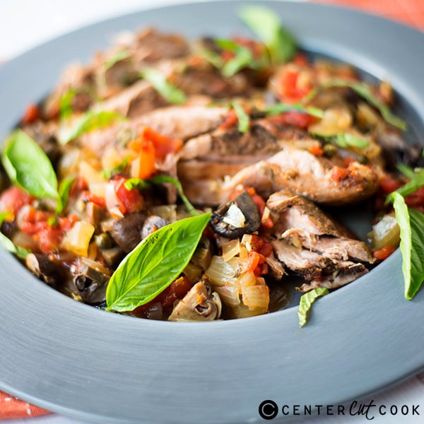 slow cooker pork tenderloin cacciatore 4