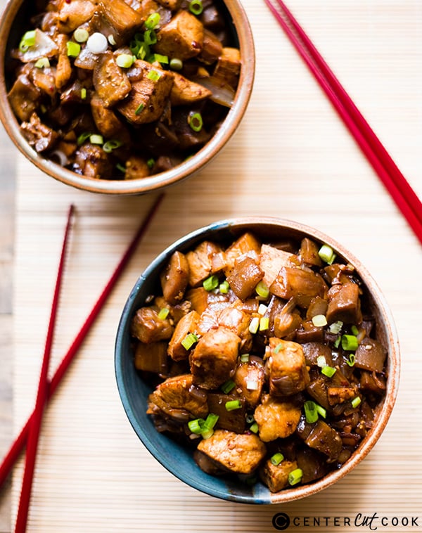 spicy chicken eggplant stir fry 3