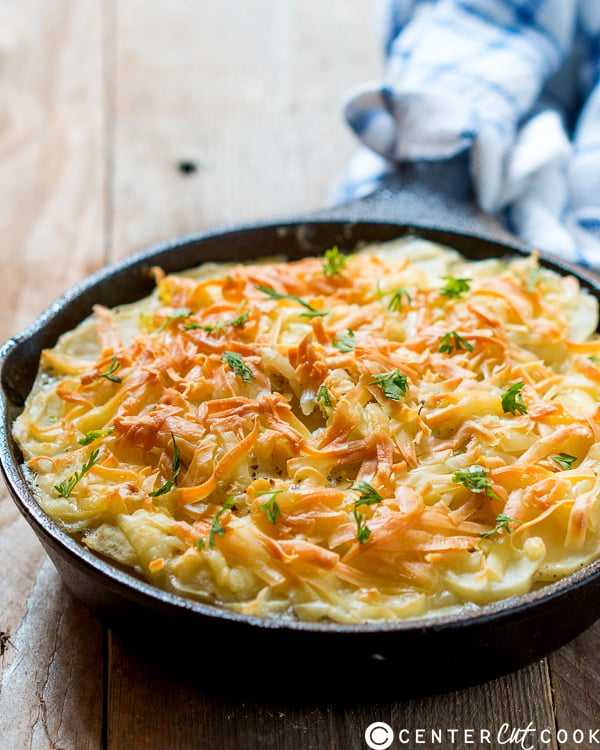 baked garlic scalloped potatoes 2