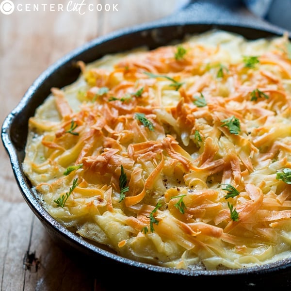 baked garlic scalloped potatoes 3