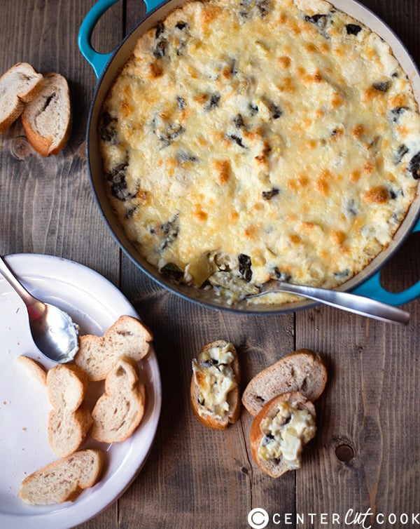 four cheese spinach artichoke dip 2