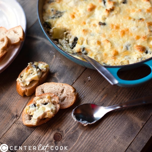 Four Cheese Spinach and Artichoke Dip