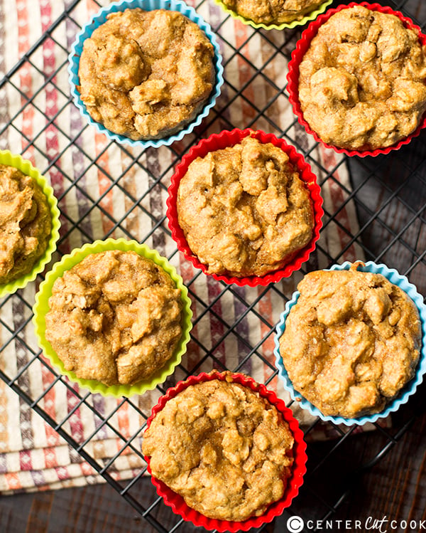 pumpkin oatmeal muffins 2