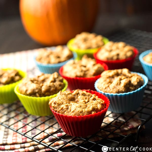 pumpkin oatmeal muffins 3