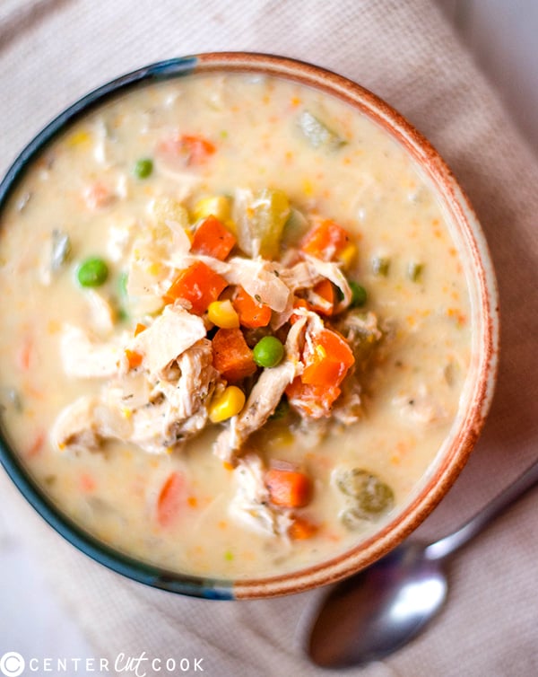 Slow Cooker Healthy Chicken Pot Pie Stew | 11 Easy Stew Recipes To Warm You Up This Chilly Season