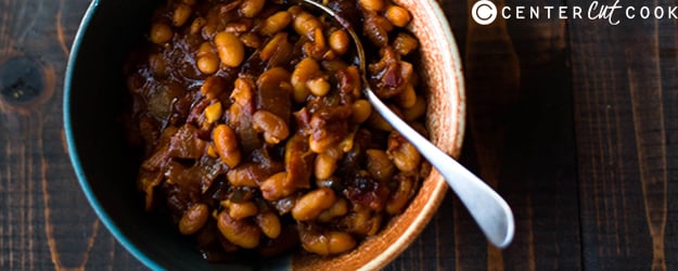 sweet spicy baked beans 1