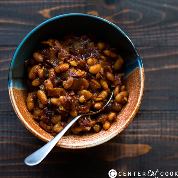 sweet spicy baked beans 3
