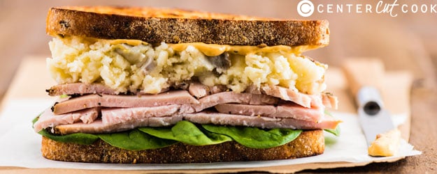thanksgiving leftovers club sandwich 1