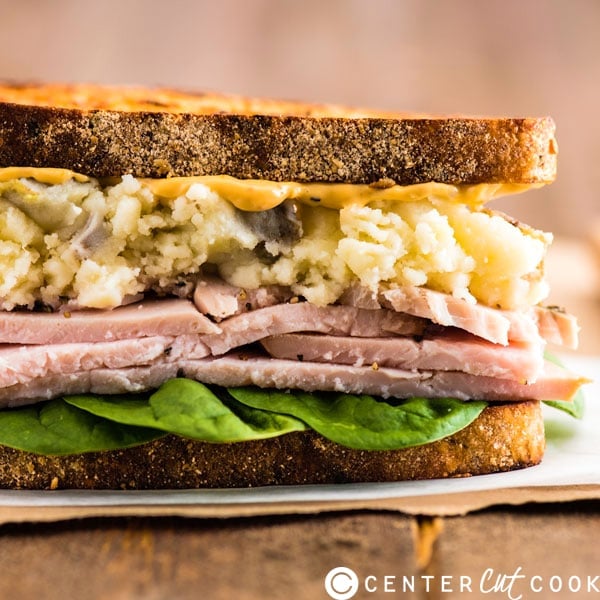 thanksgiving leftovers club sandwich 3