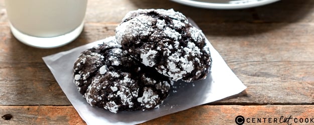 cakey chocolate crinkle cookies 1