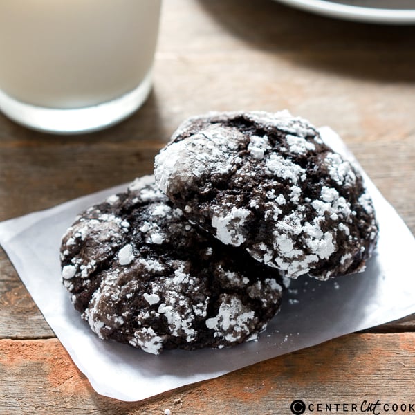 cakey chocolate crinkle cookies 3