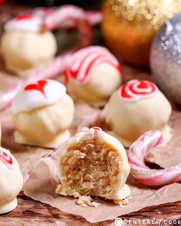 candy cane truffles 2