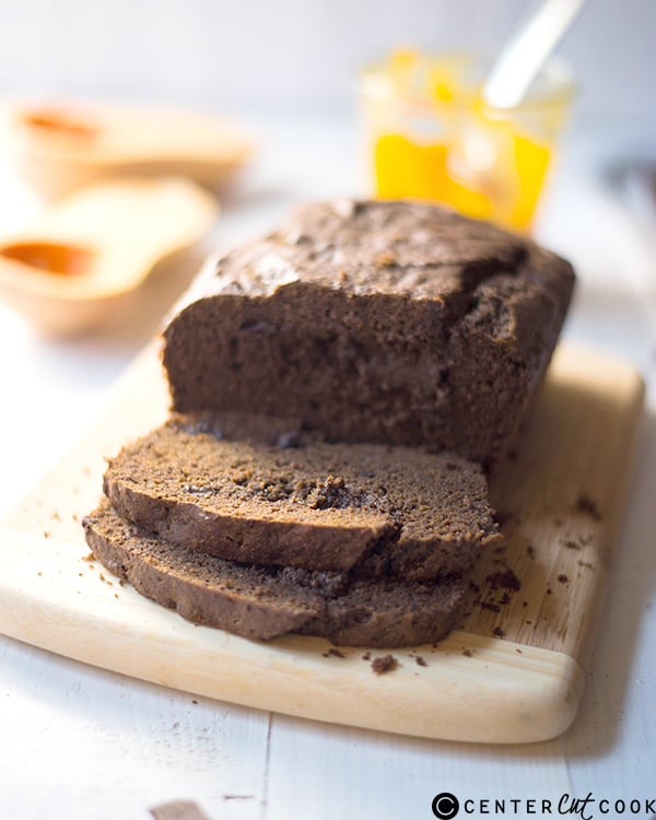 chocolate butternut squash bread 2