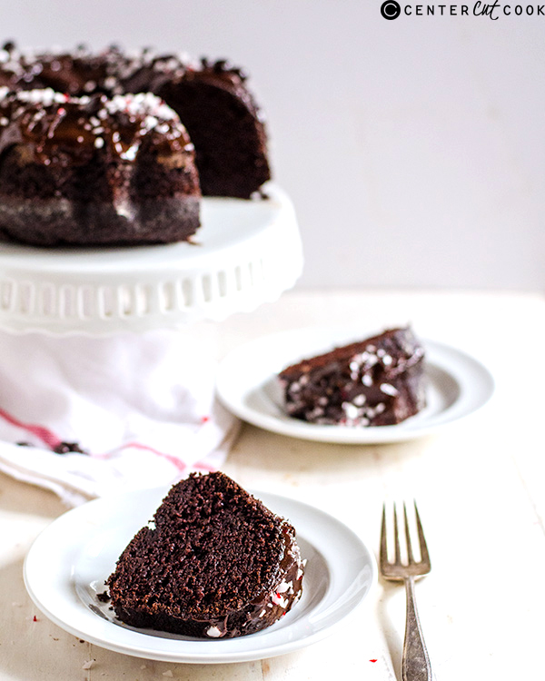 chocolate peppermint bundt cake 3