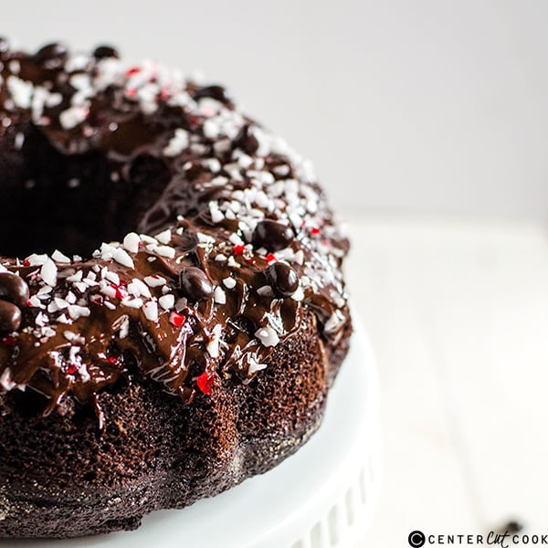 chocolate peppermint bundt cake 4