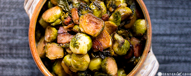 Maple and Bacon Brussels Sprouts