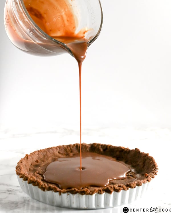 no bake chocolate truffle tart 3