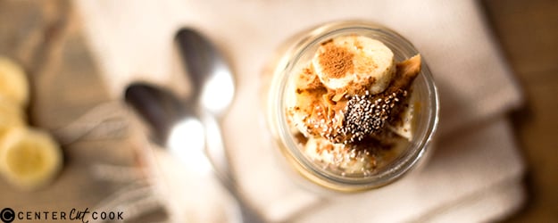 peanut butter banana overnight oats 1