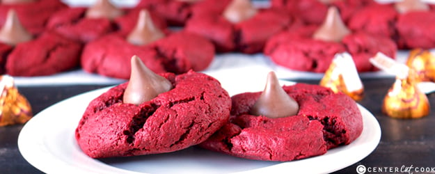 red velvet kiss cookies 1