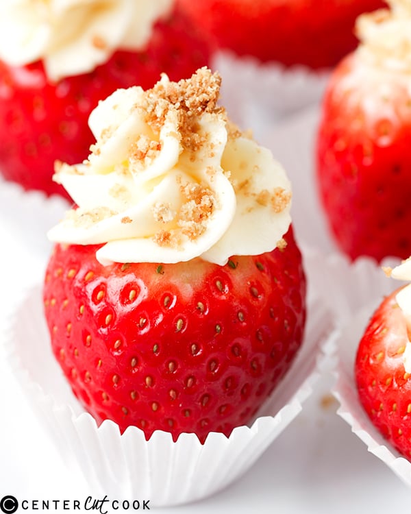 cheesecake stuffed strawberries 2