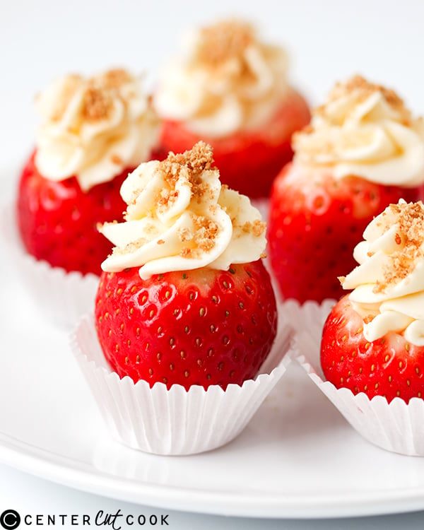 cheesecake stuffed strawberries 3