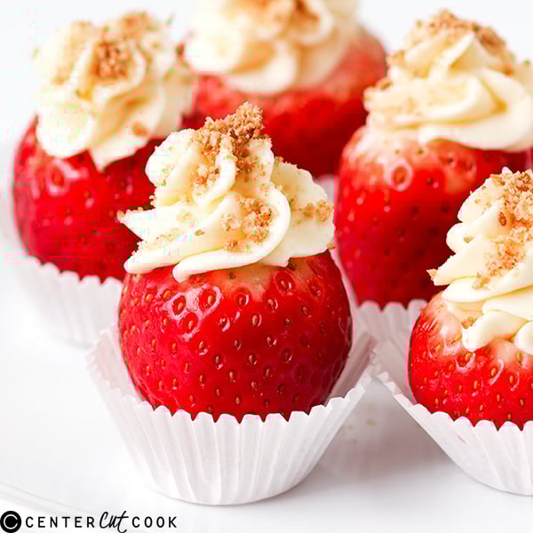 cheesecake stuffed strawberries 4