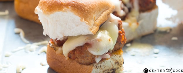 cheesy italian meatball sliders 1