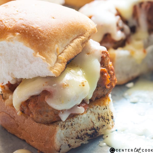 cheesy italian meatball sliders 3