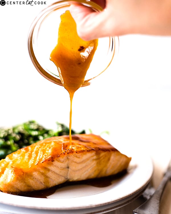 easy honey glazed salmon 2