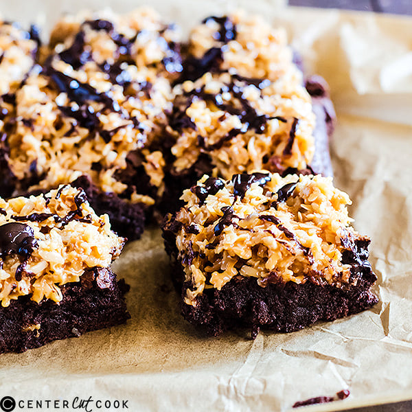 fudgy samoa brownies 3