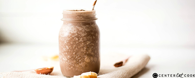 healthy chocolate peanut butter smoothie 1