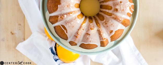 iced meyer lemon pound cake 1